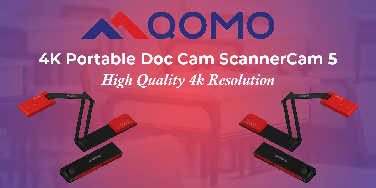 NEWS Encore Data Products Unveils Revolutionary QOMO 4K Portable Doc Camera, Elevating