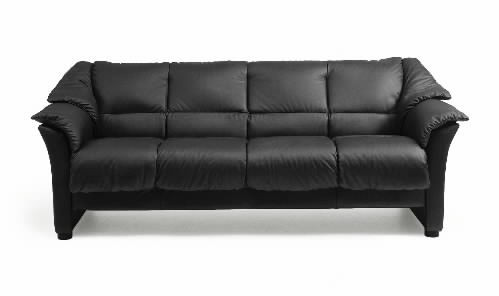 Ekornes Oslo 3 Seat Sofa Wood Trim