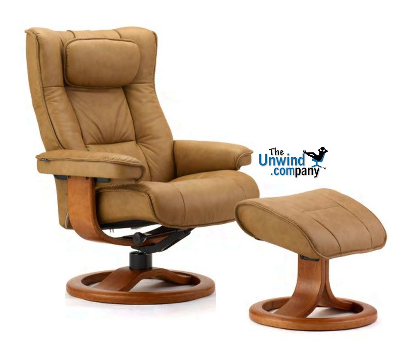 Small Fjords Regent Recliner and Footstool