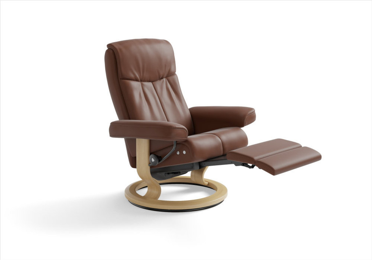 Stressless Peace Recliner | - Ekornes or Leg-Comfort by Furniture Unwind Power Signature Base