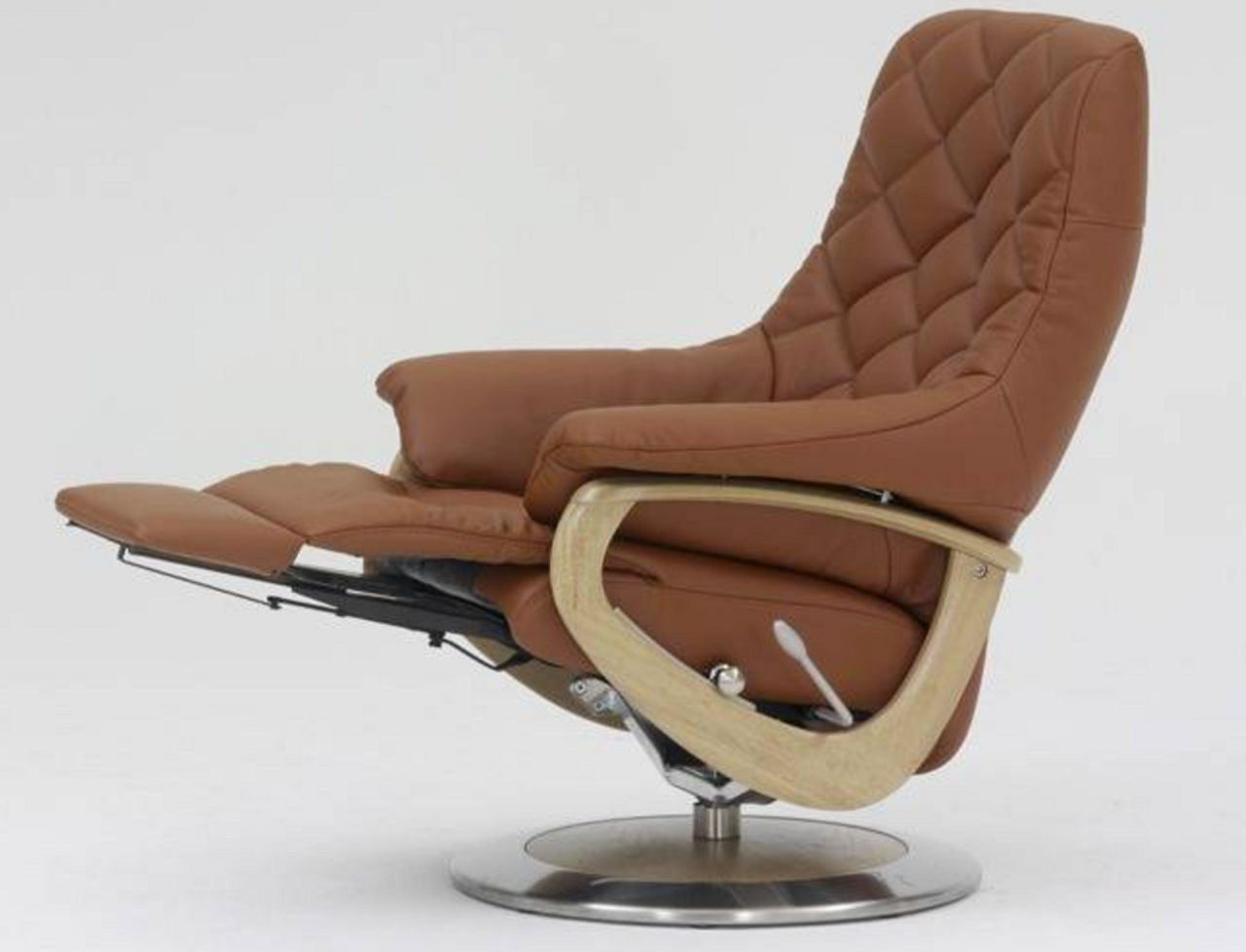 America ZeroStress Recliner with Integrated Footstool by Himolla - Unwind  Furniture