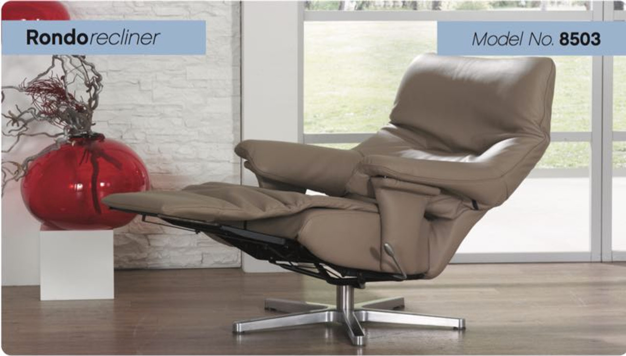 Himolla Rondo Integrated Recliner and Footstool Ships Stress