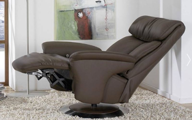 Sinatra Recliner with Integrated Footrest by Himolla - Unwind Furniture Co.