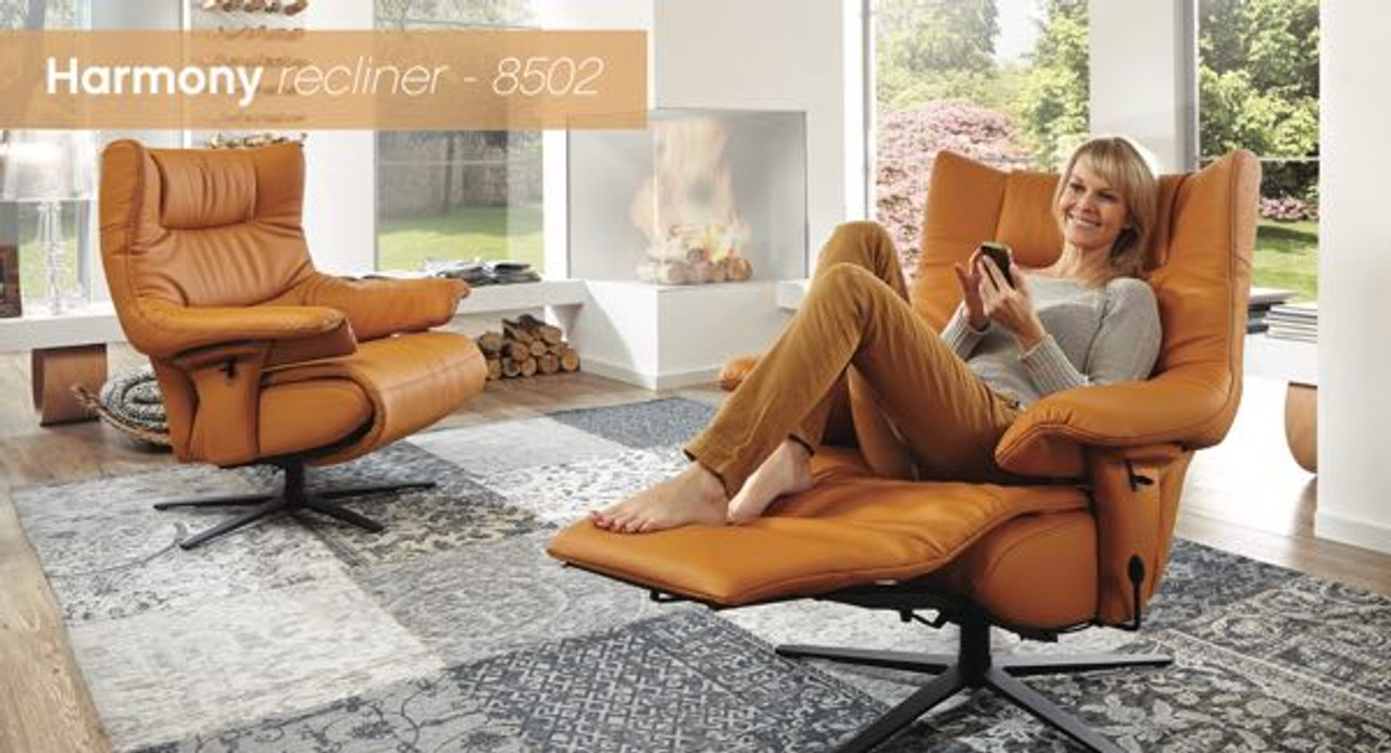 Footrest Free - Harmony | with Integrated Ships Stress Furniture Unwind Recliner Himolla