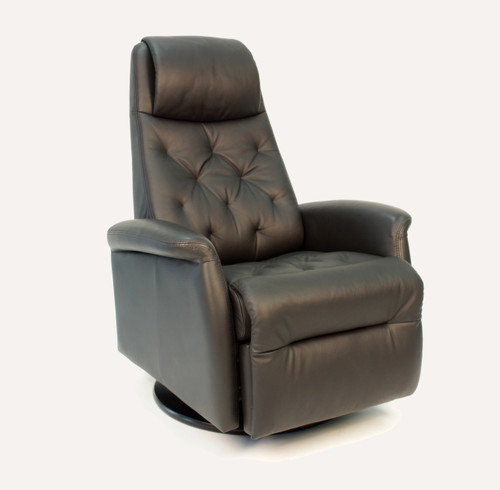 New to 2015 Fjords City Swing Relaxer shown in Black Soft Line Leather. New to 2015 Fjords City Swing Relaxer shown in Black Soft Line Leather.