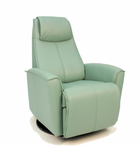 Seagreen Soft Line Leather shown on this Fjords Urban Relaxer. Seagreen Soft Line Leather shown on this Fjords Urban Relaxer.