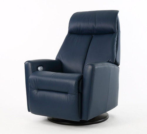 Swing Relaxer Powered Versions feature control buttons on the inside of the right armrest.