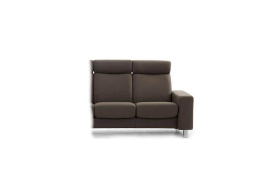 Stressless Pause High Back- Ekornes Sofa- 2 Seat Right Arm Facing