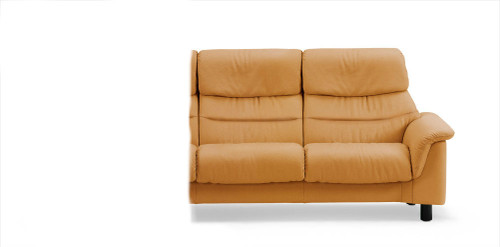 Ekornes Stressless Como- 2 Seat High Back Sectional Unit- Right Arm Facing Ekornes Stressless Como- 2 Seat High Back Sectional Unit- Right Arm Facing