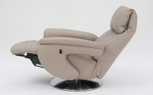 Himolla Basie Recliner with Ottoman Extended- 31 Soft Fels Leather Himolla Basie Recliner with Ottoman Extended- 31 Soft Fels Leather