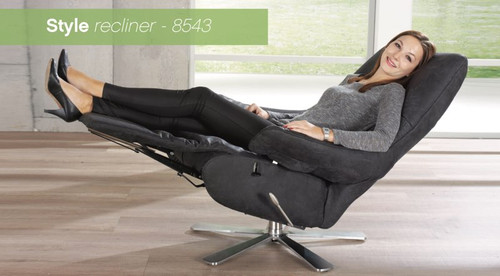 Himolla Style Recliner- Kicked back and relaxed. Himolla Style Recliner- Kicked back and relaxed.