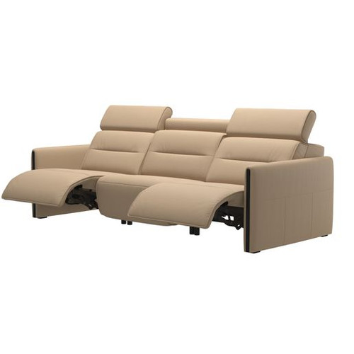 Stressless Emily V2 3-Seat Powered Sofa with Steel By Ekornes