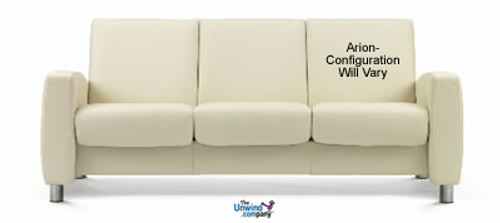 Ekornes Stressless Arion Low-Back Sofa- 2 Seat, Left Arm Facing Ekornes Stressless Arion Low-Back Sofa- 2 Seat, Left Arm Facing