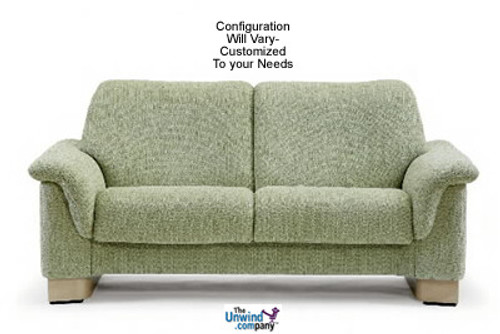 Ekornes Stressless Paradise Large- Low-Back Sofa- 2 Seat, Right Arm Facing