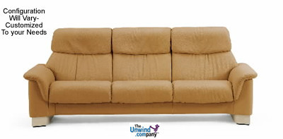 Ekornes Stressless Paradise Large- High-Back Sofa- 2 Seat, Left