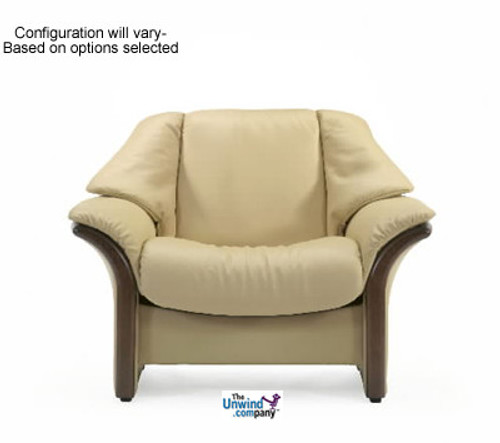 Ekornes Stressless Granada Low-Back Sofa- 1 Seat, Left Arm Facing