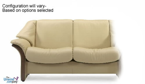 Ekornes Stressless Granada Low-Back Sofa- 2 Seat, Left Arm Facing