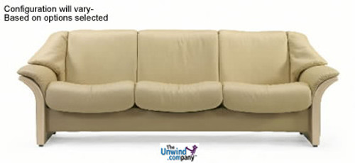 Ekornes Stressless Granada Low-Back Sofa- 3 Seat, Left Arm Facing