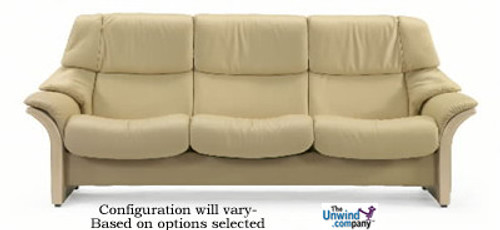Ekornes Stressless Granada High-Back Sofa- 3 Seat, No Arms