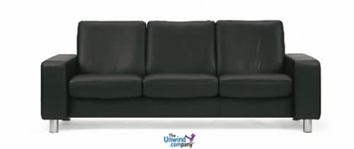 Stressless Space Low-Back - 3 Seat Sofa - Paloma Special Pricing Stressless Space Low-Back - 3 Seat Sofa - Paloma Special Pricing