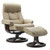 The Espresso wood stain looks great with any leather color. The Espresso wood stain looks great with any leather color.