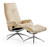 City recliner shown in Classic Vanilla leather option. City recliner shown in Classic Vanilla leather option.
