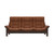 The Buckingham 3-Seat high-back sofa in New Cognac Paloma with Wenge stained wood. The Buckingham 3-Seat high-back sofa in New Cognac Paloma with Wenge stained wood.