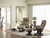 Stressless Crown Medium and Large Recliner by Ekornes- shown in Mole leather. Stressless Crown Medium and Large Recliner by Ekornes- shown in Mole leather.