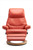 Henna Paloma Leather- Stressless View Recliner with Electric LegComfort Option Henna Paloma Leather- Stressless View Recliner with Electric LegComfort Option