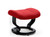 Chili Red Paloma Eagle Footstool for matching Stressless Recliners. Chili Red Paloma Eagle Footstool for matching Stressless Recliners.
