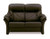 Alfa 510 Fjords Sofa Loveseat shown without wood trim.