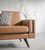 Hassel Soft Line leather up close- on this Soon-to-Be Fjords Nordic Sofa Hassel Soft Line leather up close- on this Soon-to-Be Fjords Nordic Sofa