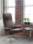 Stressless High Back Paris Recliner shown in Dinamica Brown Fabric. Stressless High Back Paris Recliner shown in Dinamica Brown Fabric.