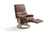 The Stressless Capri Recliner in Copper Paloma with the Powered Classic LegComfort Base.  The Stressless Capri Recliner in Copper Paloma with the Powered Classic LegComfort Base.