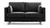 E600 Ekornes Stressless Loveseat shown in Charcoal Karma Fabric Option