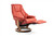 Henna Paloma leather on a Stressless Live Recliner with Electric LegComfort Option