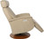 The Bo Recliner's ottoman can be adjusted with the simple touch of a button.  The Bo Recliner's ottoman can be adjusted with the simple touch of a button.