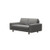 The Stressless Emma E200 2-Seat sofa in Silver Grey leather.  The Stressless Emma E200 2-Seat sofa in Silver Grey leather.