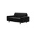 The Stressless Emma E200 2-Seat sofa in Black Paloma leather.  The Stressless Emma E200 2-Seat sofa in Black Paloma leather.