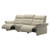 The Stressless Mary 3-Seat Powered Sofa by Ekornes in Light Grey Paloma. 