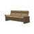 The Stressless Saga High Back sofa in Sand Paloma leather. 