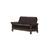The Stressless Saga Lowback 2-Seat sofa with Wood in Chocolate Paloma leather.  The Stressless Saga Lowback 2-Seat sofa with Wood in Chocolate Paloma leather.