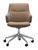 Have limited space at work or in your home office? Take a serious look at the Stressless Mint Low-back Large Home Office Chair with Arms. This view is from the front. Have limited space at work or in your home office? Take a serious look at the Stressless Mint Low-back Large Home Office Chair with Arms. This view is from the front.