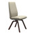 The Stressless Laurel High Back dining room chair with no arms and D200 legs. 