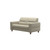 The Stressless Fiona Loveseat in Light Grey Paloma leather.  The Stressless Fiona Loveseat in Light Grey Paloma leather.
