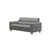 Stressless Fiona 2.5 Seat sofa in Silver Grey Paloma leather.  Stressless Fiona 2.5 Seat sofa in Silver Grey Paloma leather.