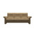The Stressless Sapphire Low Back Sofa in Sand Paloma leather.  The Stressless Sapphire Low Back Sofa in Sand Paloma leather.