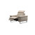 The Stressless Anna Powered Recliner with A2 Arms in Mushroom Paloma leather.