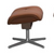 Stressless Signature Mayfair Ottoman | Cross Base Stressless Signature Mayfair Ottoman | Cross Base
