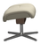 The Stressless Reno Ottoman with a Polished finish Cross Base.  The Stressless Reno Ottoman with a Polished finish Cross Base.